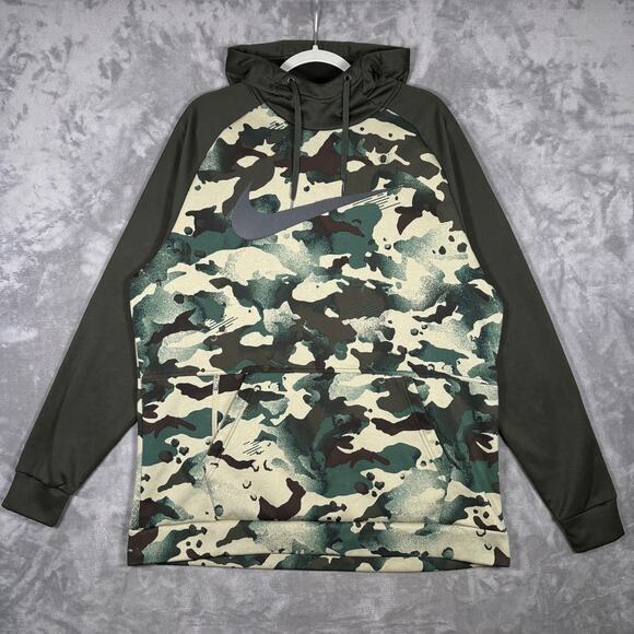 Nike Dri-Fit Standard Fit Camo Hoodie XL - Picture 1 of 7